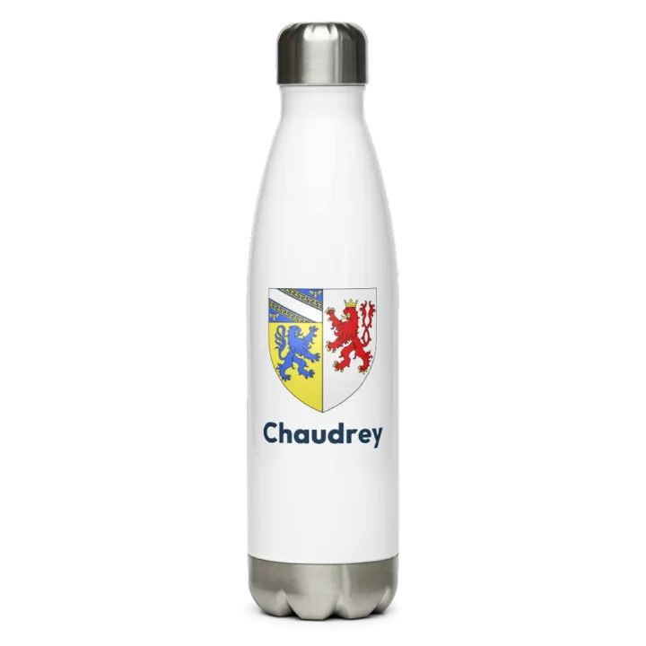 Gourde inox blason de Chaudrey