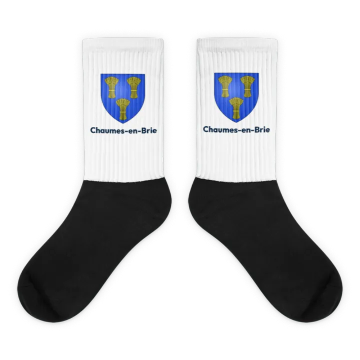 Chaussettes — blason de Chaumes-en-Brie