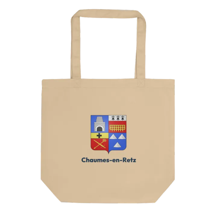 Tote bag coton bio — blason de Chaumes-en-Retz