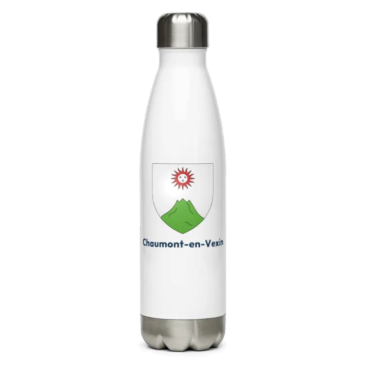 Gourde inox blason de Chaumont-en-Vexin