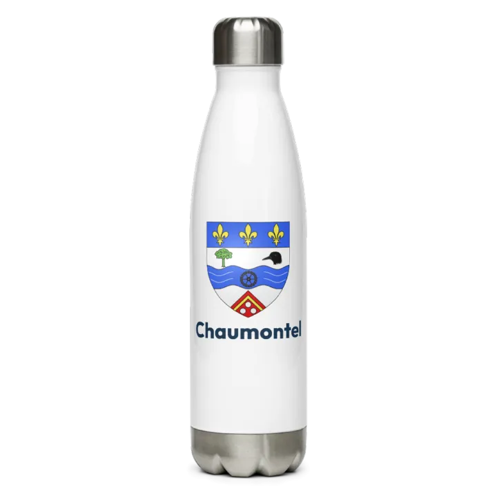 Gourde inox blason de Chaumontel