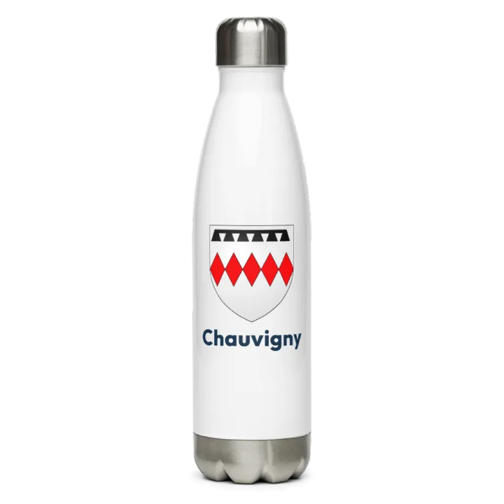 Gourde inox blason de Chauvigny