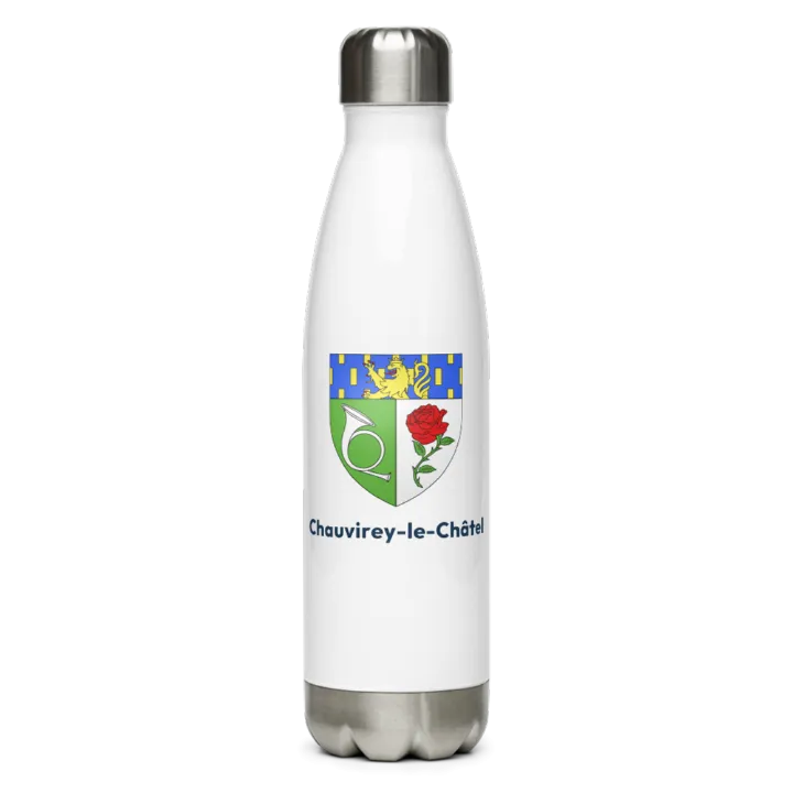 Gourde inox blason de Chauvirey-le-Châtel