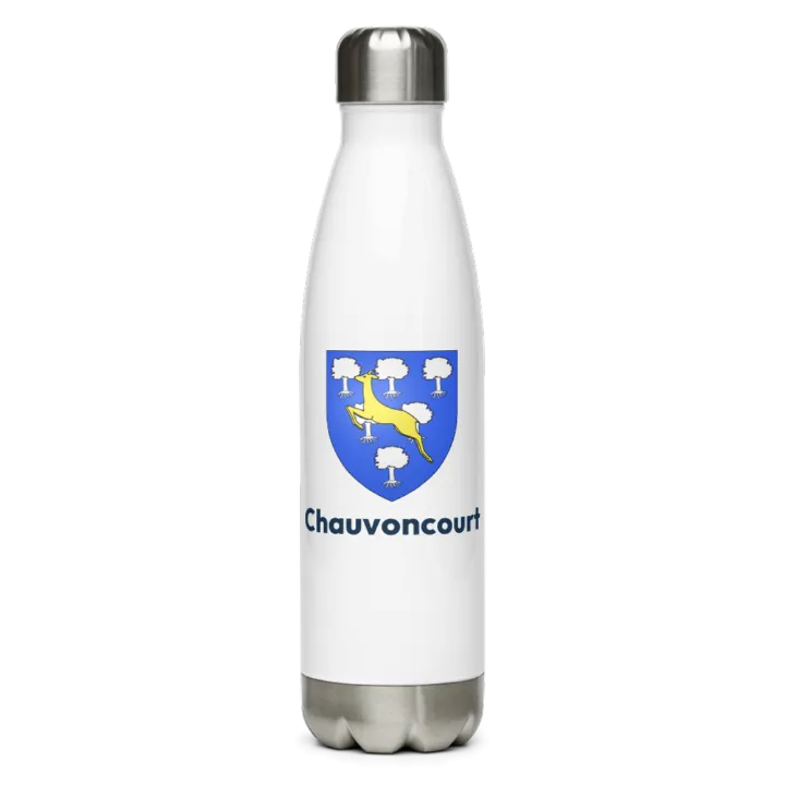 Gourde inox blason de Chauvoncourt