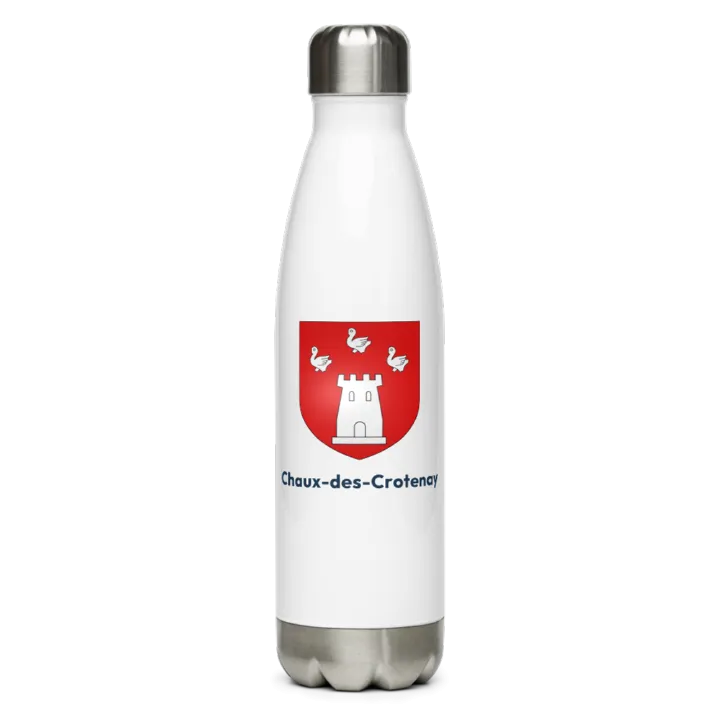 Gourde inox blason de Chaux-des-Crotenay
