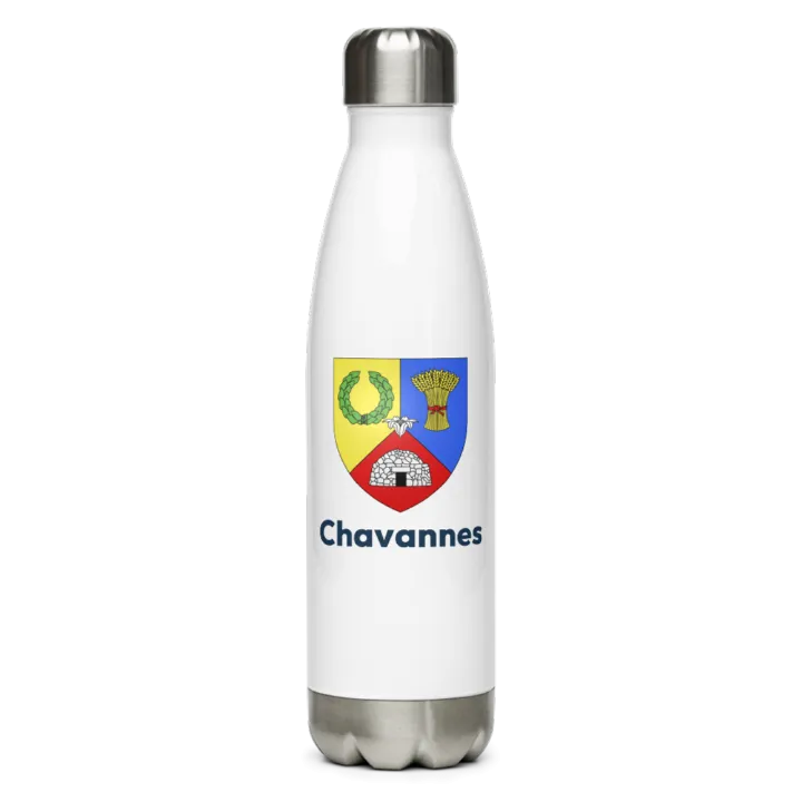 Gourde inox blason de Chavannes