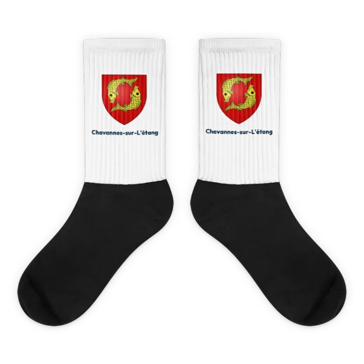 Chaussettes — blason de Chavannes-sur-l'Étang