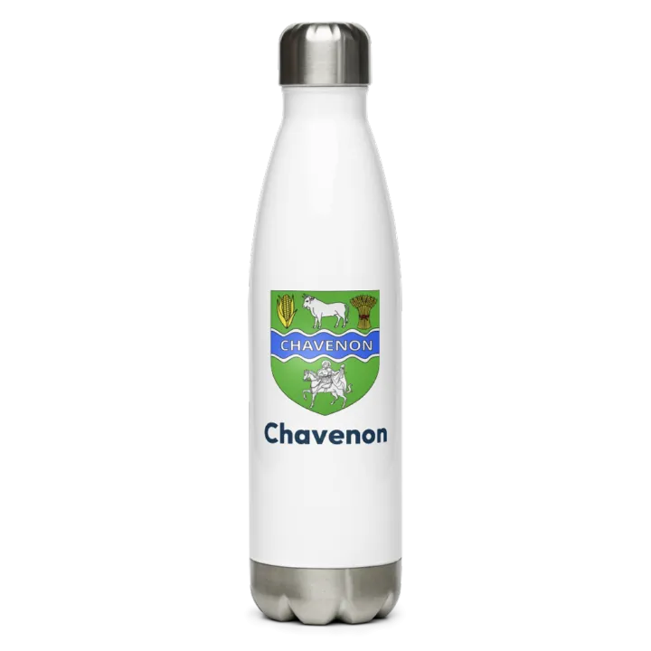 Gourde inox blason de Chavenon