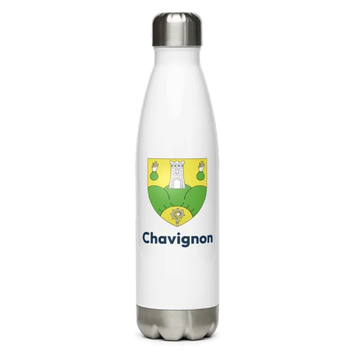 Gourde inox blason de Chavignon
