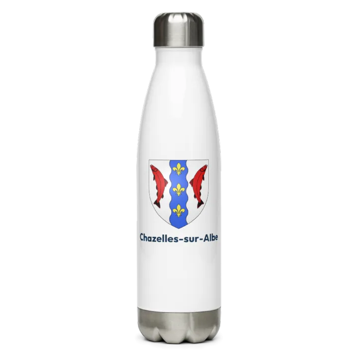 Gourde inox blason de Chazelles-sur-Albe