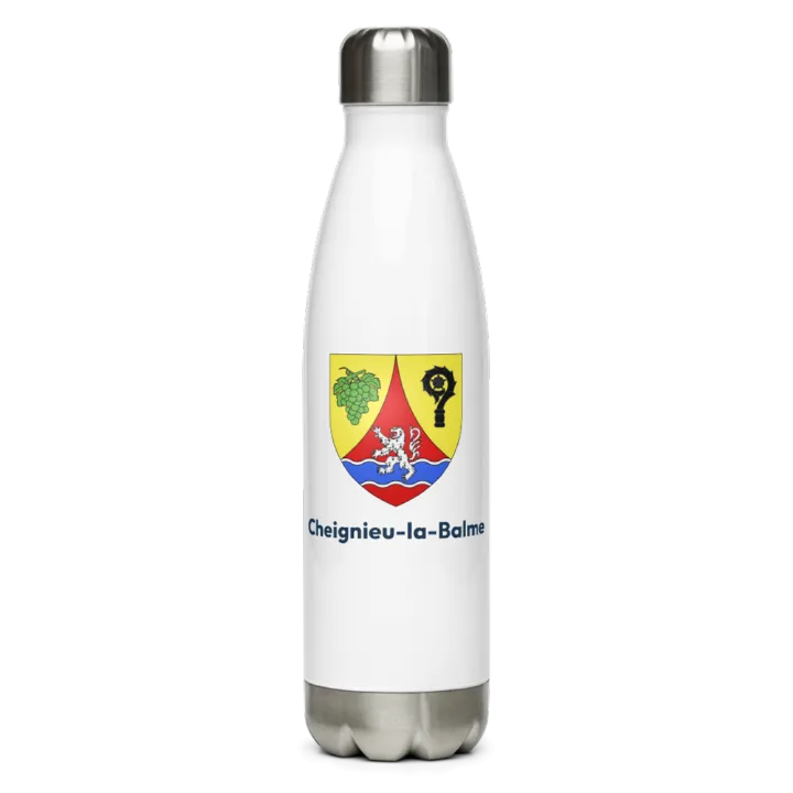 Gourde inox blason de Cheignieu-la-Balme