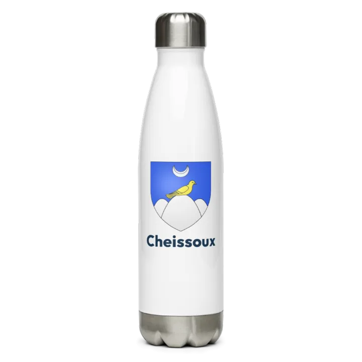 Gourde inox blason de Cheissoux