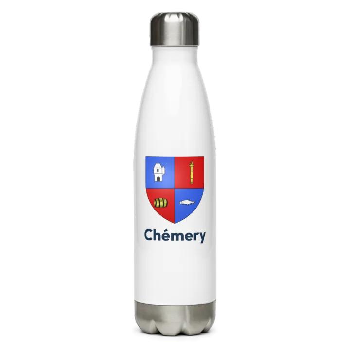 Gourde inox blason de Chémery