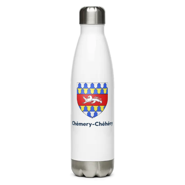Gourde inox blason de Chémery-Chéhéry