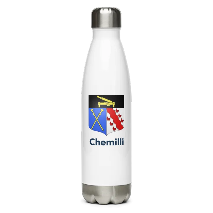 Gourde inox blason de Chemilli