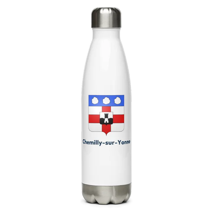 Gourde inox — blason de Chemilly-sur-Yonne
