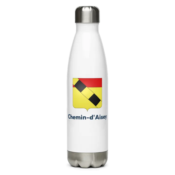 Gourde inox blason de Chemin-d'Aisey