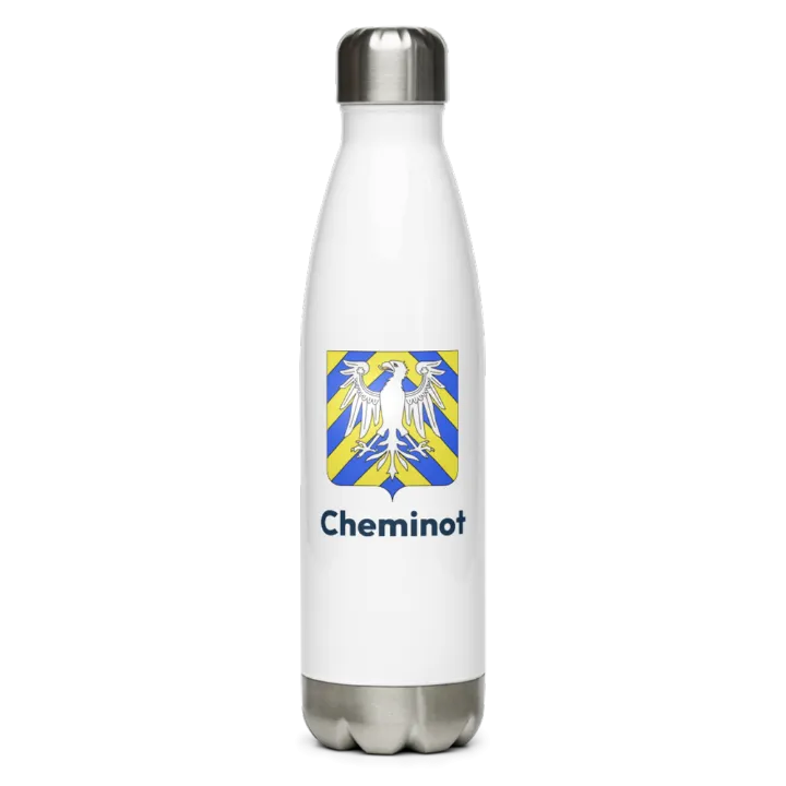 Gourde inox blason de Cheminot