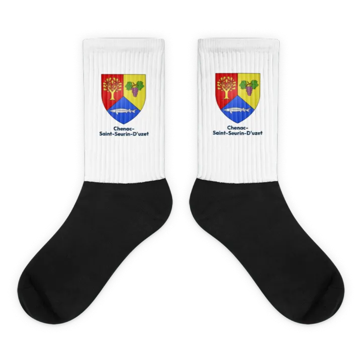 Chaussettes — blason de Chenac-Saint-Seurin-d'Uzet