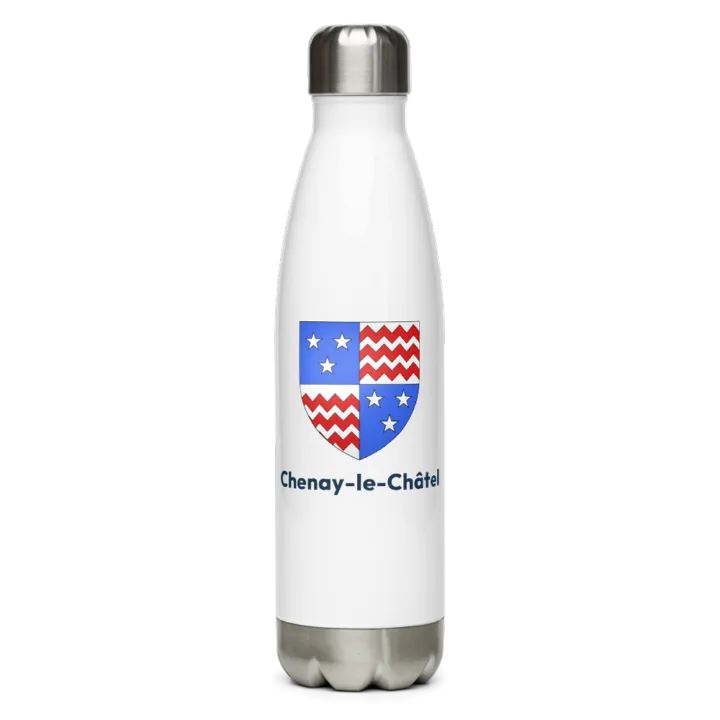 Gourde inox blason de Chenay-le-Châtel