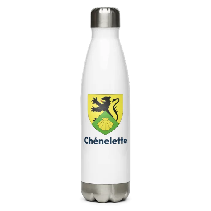 Gourde inox blason de Chénelette