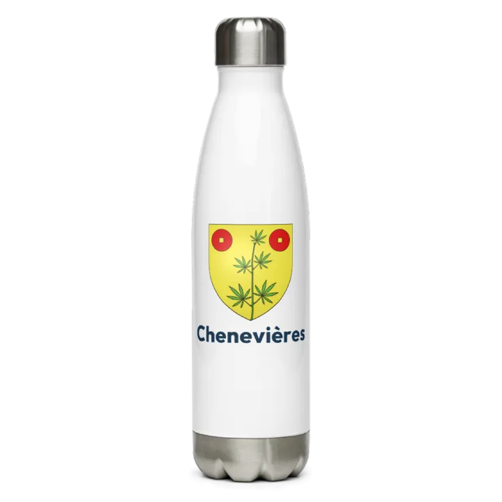 Gourde inox blason de Chenevières