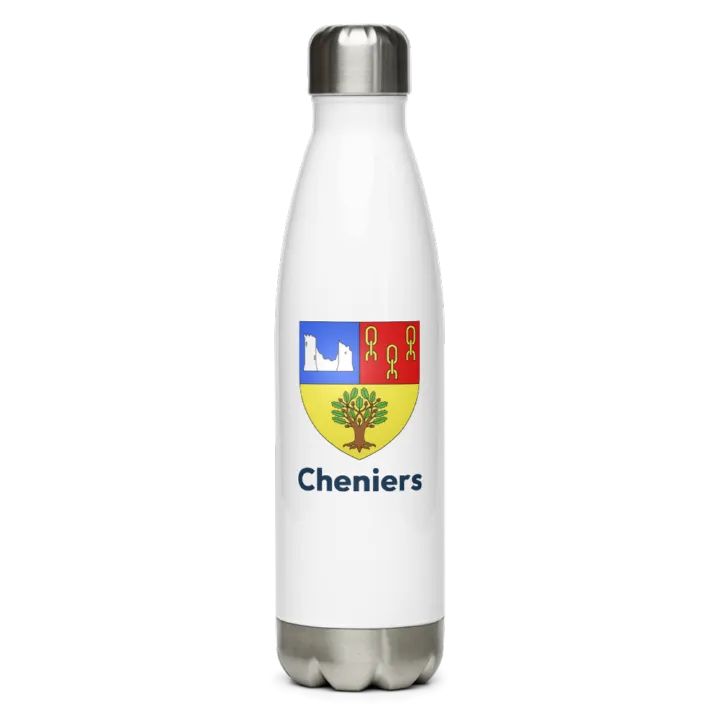 Gourde inox blason de Cheniers