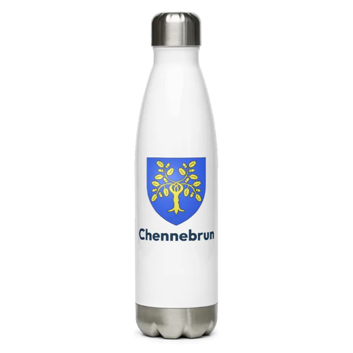 Gourde inox blason de Chennebrun