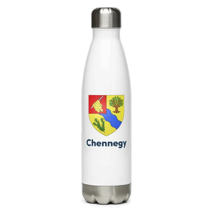 Gourde inox blason de Chennegy