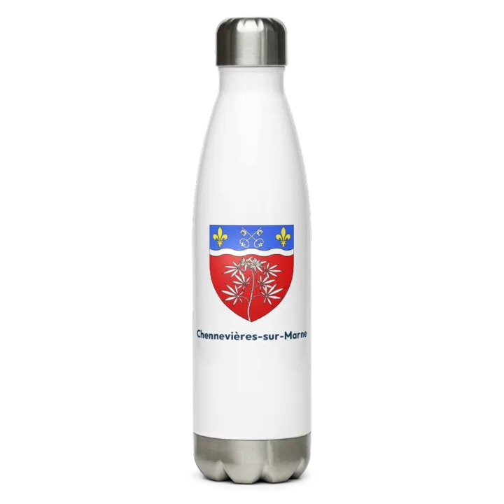 Gourde inox blason de Chennevières-sur-Marne