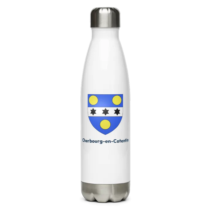 Gourde inox blason de Cherbourg-en-Cotentin