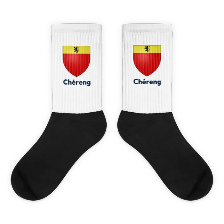 Chaussettes — blason de Chéreng