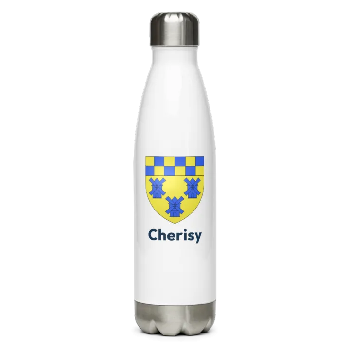 Gourde inox blason de Cherisy