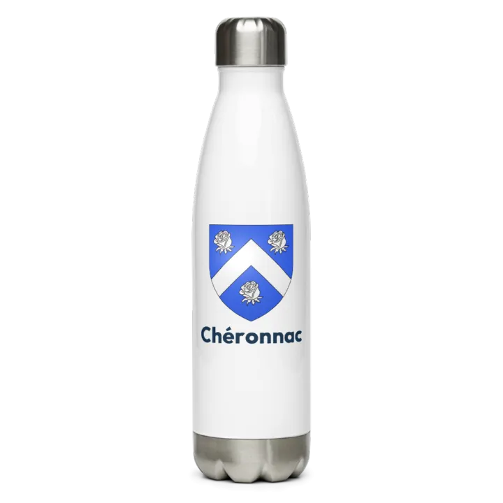 Gourde inox blason de Chéronnac