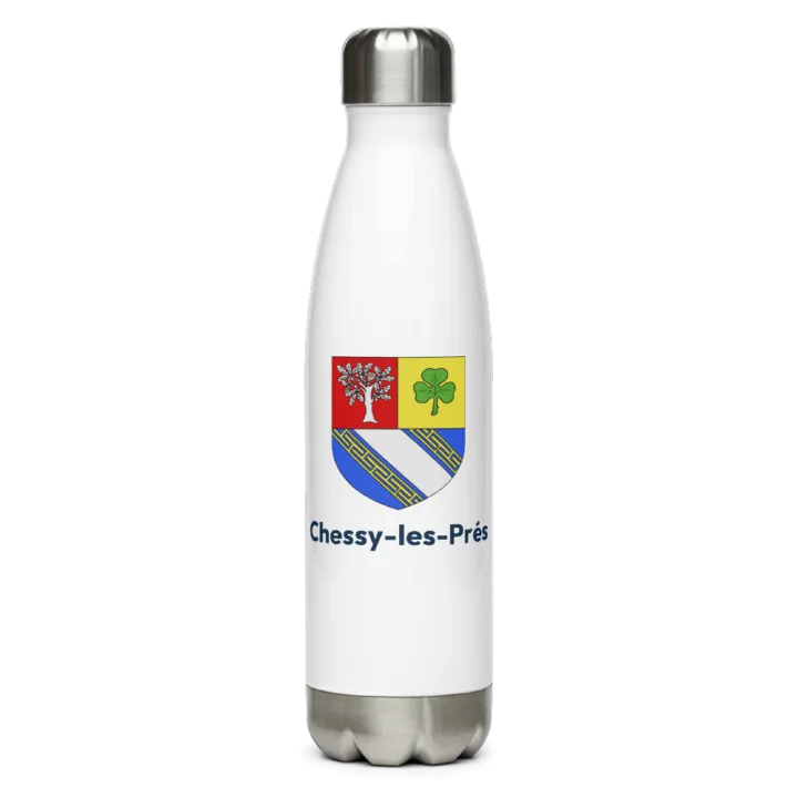 Gourde inox — blason de Chessy-les-Prés