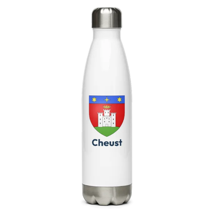 Gourde inox blason de Cheust