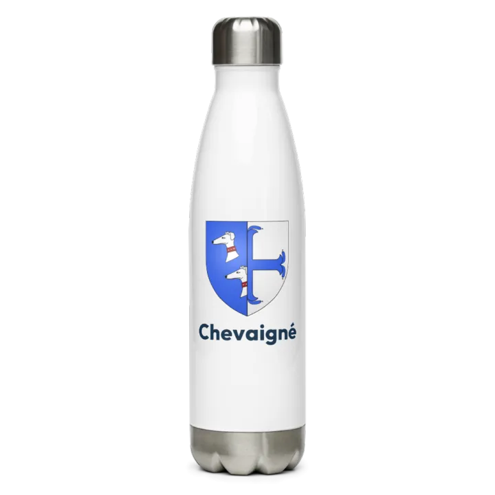 Gourde inox blason de Chevaigné