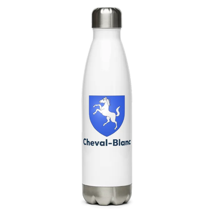 Gourde inox blason de Cheval-Blanc