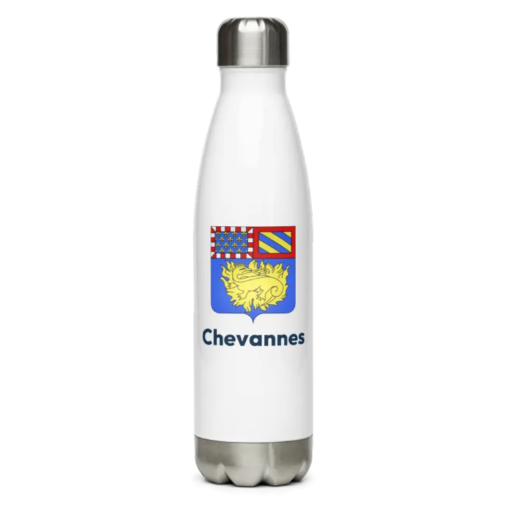 Gourde inox blason de Chevannes