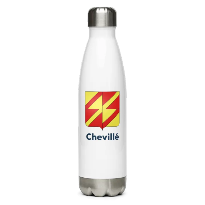 Gourde inox blason de Chevillé