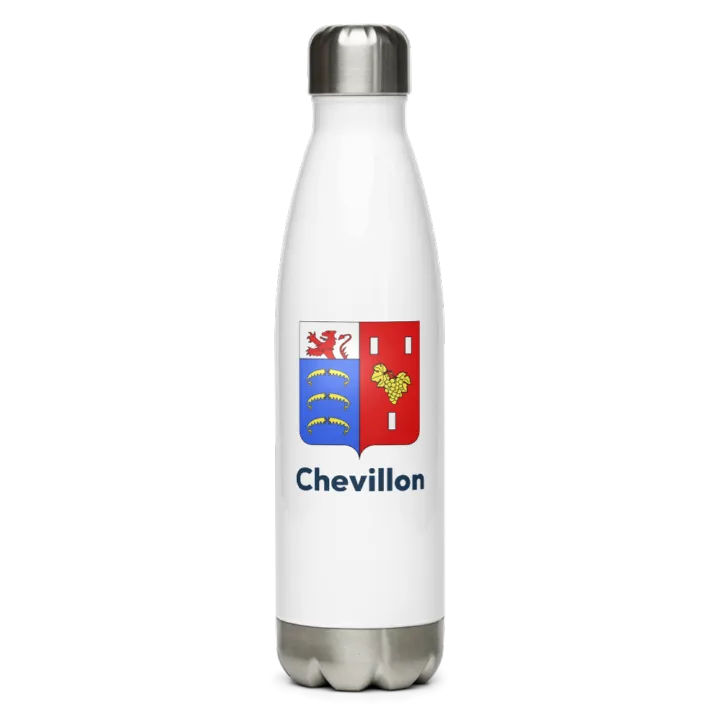 Gourde inox blason de Chevillon