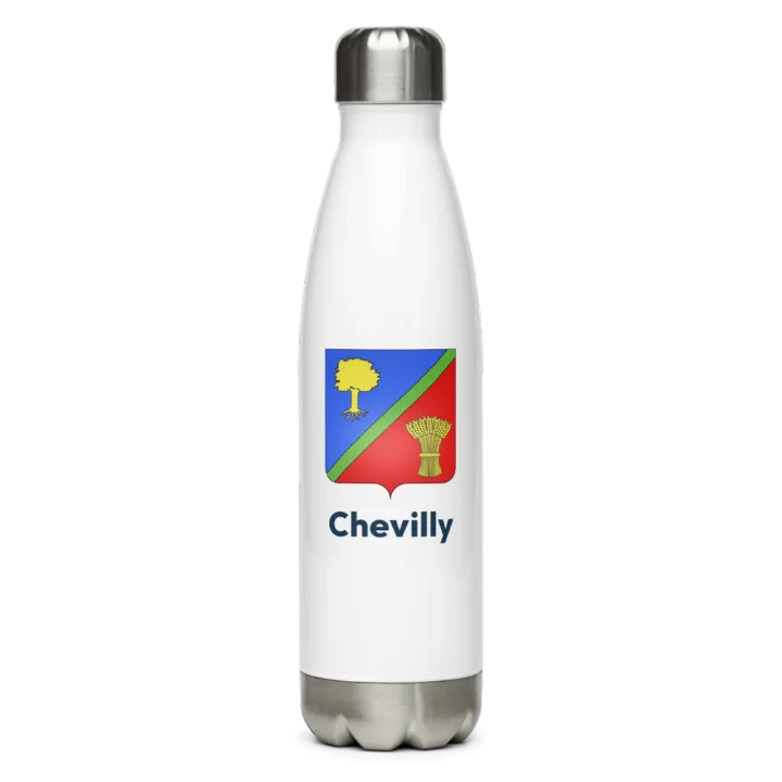 Gourde inox blason de Chevilly