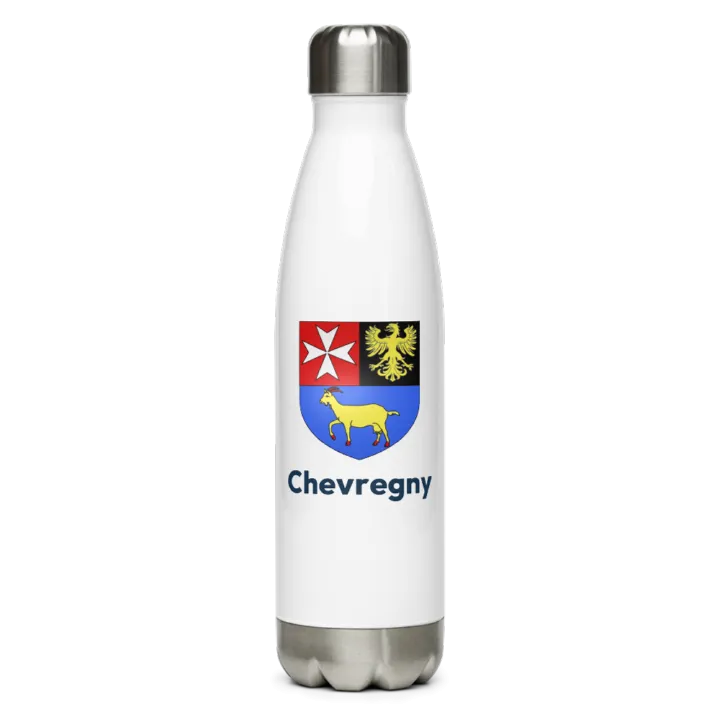 Gourde inox blason de Chevregny