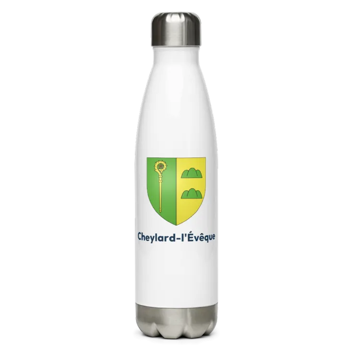 Gourde inox blason de Cheylard-l'Évêque