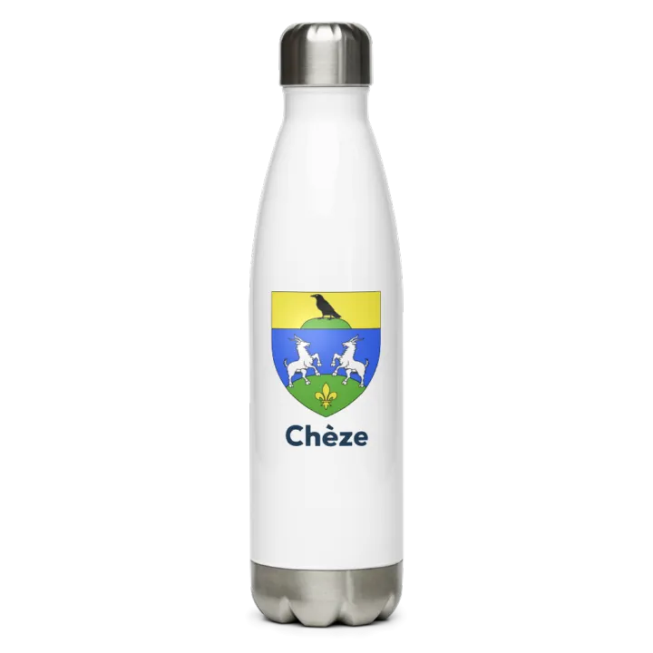 Gourde inox blason de Chèze