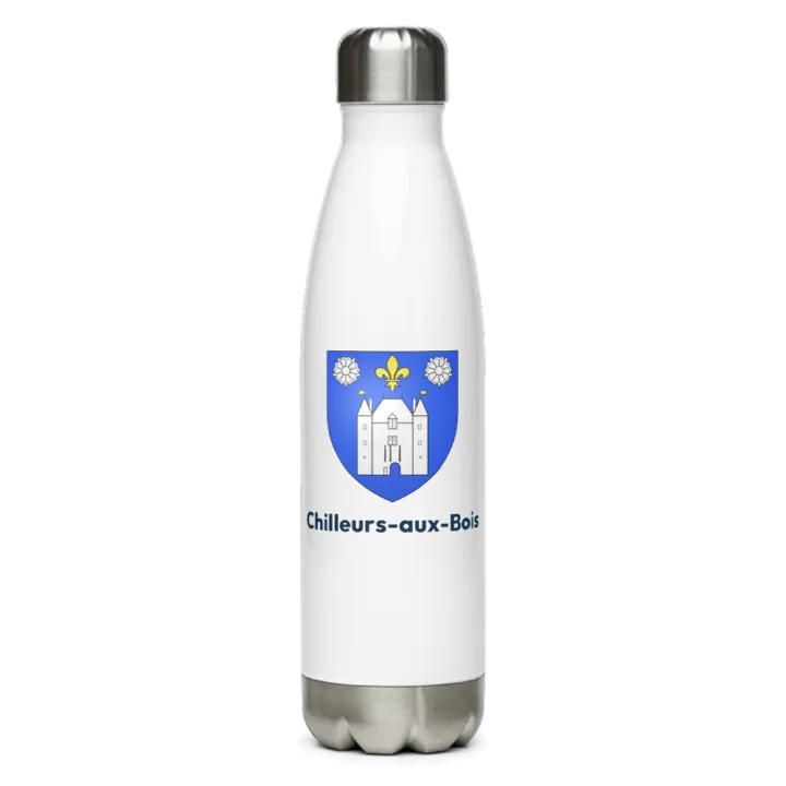 Gourde inox blason de Chilleurs-aux-Bois