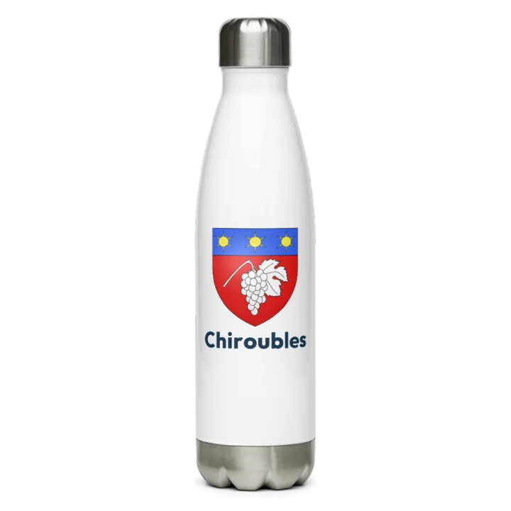 Gourde inox blason de Chiroubles