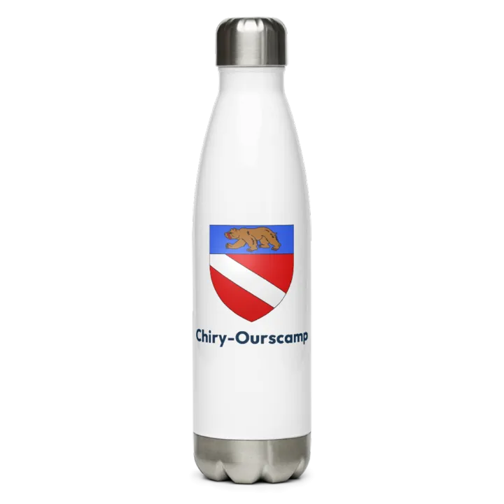 Gourde inox blason de Chiry-Ourscamp