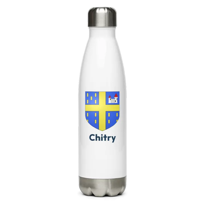 Gourde inox — blason de Chitry