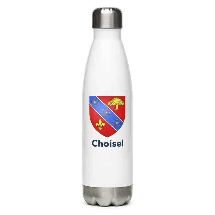 Gourde inox blason de Choisel